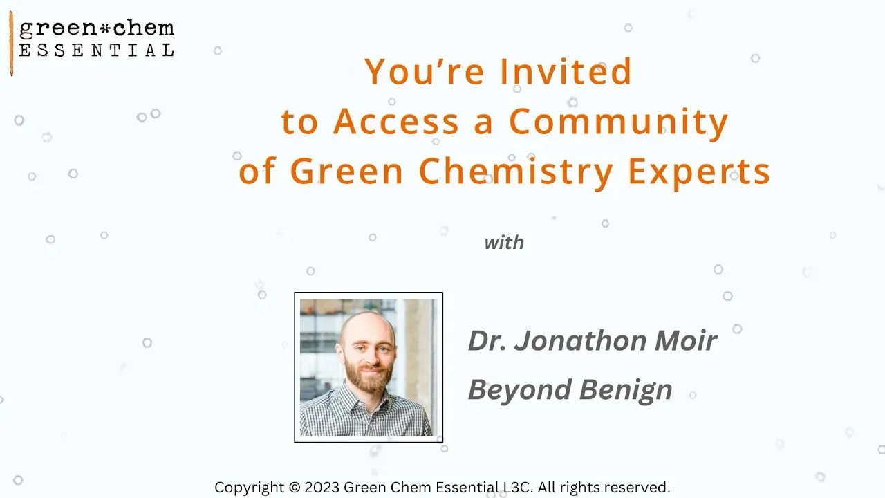 You're Invited to Access a Community of Green Chemistry Experts